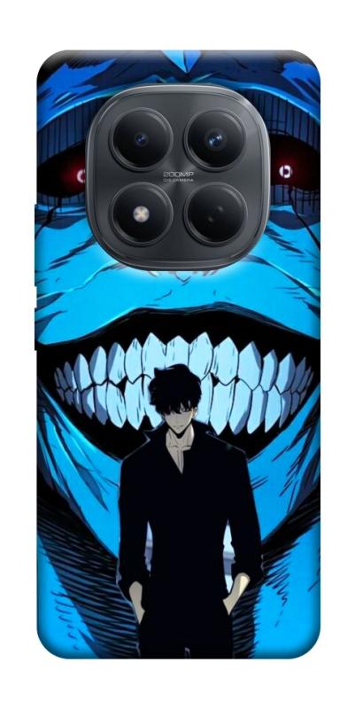 Чехол itsPrint Solo leveling blue vibe для Xiaomi Redmi Note 15 Pro 4G, аниме, купить оптом с доставкой
