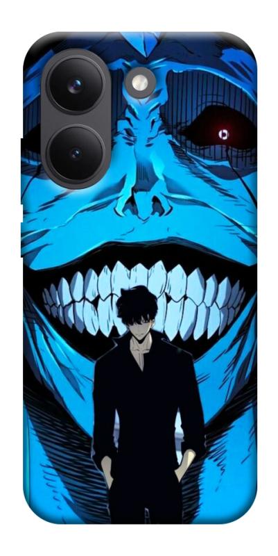 Чехол itsPrint Solo leveling blue vibe для Xiaomi Poco X8 Pro, аниме, купить оптом с доставкой