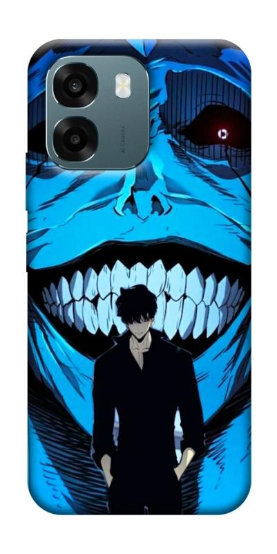 Чохол itsPrint Solo leveling blue vibe для Oppo A6, аніме, купити оптом з доставкою