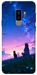 Чехол itsPrint Space girl and cat для Samsung Galaxy S9+