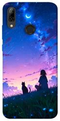Чехол itsPrint Space girl and cat для Huawei P Smart (2019)