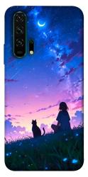 Чехол itsPrint Space girl and cat для Huawei Honor 20 Pro