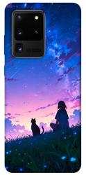 Чехол itsPrint Space girl and cat для Samsung Galaxy S20 Ultra