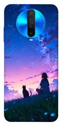 Чехол itsPrint Space girl and cat для Xiaomi Redmi K30
