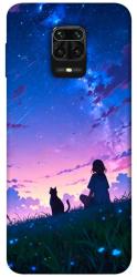 Чехол itsPrint Space girl and cat для Xiaomi Redmi Note 9s / Note 9 Pro / Note 9 Pro Max