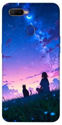 Чехол itsPrint Space girl and cat для Oppo A5s / Oppo A12