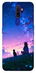 Чехол itsPrint Space girl and cat для Oppo A5 (2020) / Oppo A9 (2020)