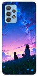 Чехол itsPrint Space girl and cat для Samsung Galaxy A52 4G / A52 5G