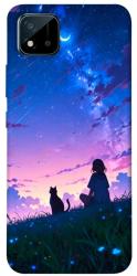 Чехол itsPrint Space girl and cat для Realme C11 (2021)