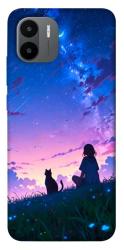 Чохол itsPrint Space girl and cat для Xiaomi Redmi A1 / A2