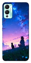 Чехол itsPrint Space girl and cat для Infinix Hot 12 Play