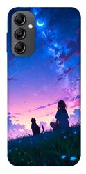 Чехол itsPrint Space girl and cat для Samsung Galaxy A14 4G/5G