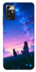Чехол itsPrint Space girl and cat для ZTE Blade A72