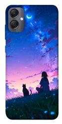 Чехол itsPrint Space girl and cat для Samsung Galaxy A05