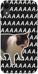 Чехол itsPrint Сat screaming для Apple iPhone XR (6.1")