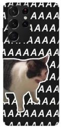 Чехол itsPrint Сat screaming для Samsung Galaxy S21 Ultra