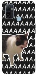 Чехол itsPrint Сat screaming для Oppo A53 / A32 / A33