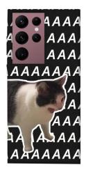 Чехол itsPrint Сat screaming для Samsung Galaxy S22 Ultra