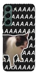 Чехол itsPrint Сat screaming для Samsung Galaxy S22