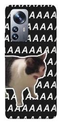 Чехол itsPrint Сat screaming для Xiaomi 12 / 12X