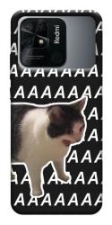 Чехол itsPrint Сat screaming для Xiaomi Redmi 10C