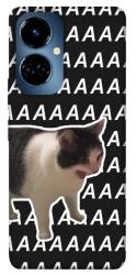 Чехол itsPrint Сat screaming для TECNO Camon 19 (CI6n) / 19 Pro (CI8n)