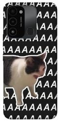 Чехол itsPrint Сat screaming для Tecno Spark Go 2022 (KG5m)