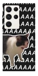 Чехол itsPrint Сat screaming для Samsung Galaxy S23 Ultra
