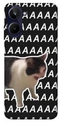 Чехол itsPrint Сat screaming для Realme 10 4G
