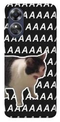 Чехол itsPrint Сat screaming для Oppo A17