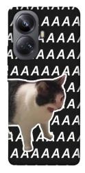 Чехол itsPrint Сat screaming для Realme 10 Pro+