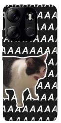 Чехол itsPrint Сat screaming для Tecno Spark Go 2023
