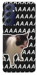 Чехол itsPrint Сat screaming для Samsung Galaxy M54 5G