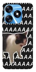 Чехол itsPrint Сat screaming для TECNO Spark 10 Pro