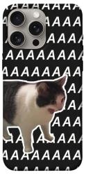 Чехол itsPrint Сat screaming для Apple iPhone 15 Pro Max (6.7")