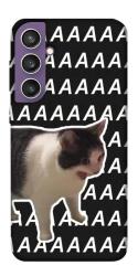 Чехол itsPrint Сat screaming для Samsung Galaxy S23 FE