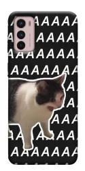 Чехол itsPrint Сat screaming для Motorola Moto G42