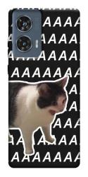 Чехол itsPrint Сat screaming для Motorola Edge 50 Fusion