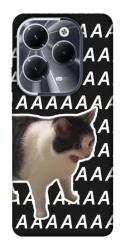 Чехол itsPrint Сat screaming для Infinix Hot 40