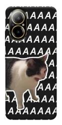 Чехол itsPrint Сat screaming для Realme C67 4G