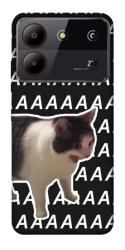 Чехол itsPrint Сat screaming для ZTE Blade A54 4G