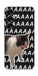 Чехол itsPrint Сat screaming для Samsung Galaxy S25
