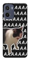 Чехол itsPrint Сat screaming для Motorola Moto G05