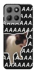 Чехол itsPrint Сat screaming для Motorola Moto G15 4G