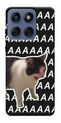Чехол itsPrint Сat screaming для Motorola Edge 60 Fusion