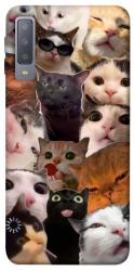 Чехол itsPrint Сats сollage для Samsung A750 Galaxy A7 (2018)