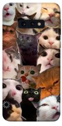 Чехол itsPrint Сats сollage для Samsung Galaxy S10e