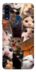 Чехол itsPrint Сats сollage для Samsung Galaxy A20s