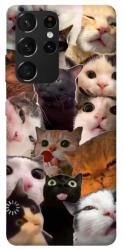 Чехол itsPrint Сats сollage для Samsung Galaxy S21 Ultra