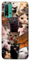 Чехол itsPrint Сats сollage для Xiaomi Redmi Note 9 4G / Redmi 9 Power / Redmi 9T